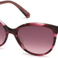 Swarovski SK0147 Cat Sunglasses 69T-69T - Shiny Bordeaux / Gradient Bordeaux Lenses