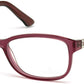Swarovski SK5155 Foxy Rectangular Eyeglasses 069-069 - Shiny Bordeaux