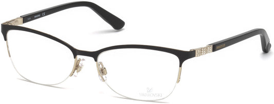 Swarovski SK5169 Good Rectangular Eyeglasses 001-001 - Shiny Black