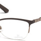 Swarovski SK5169 Good Rectangular Eyeglasses 048-048 - Shiny Dark Brown