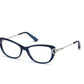 Swarovski SK5188 Gote Butterfly Eyeglasses 090-090 - Shiny Blue