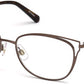 Swarovski SK5260 Cat Eyeglasses 049-049 - Matte Dark Brown