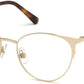 Swarovski SK5286 Round Eyeglasses 032-032 - Pale Gold