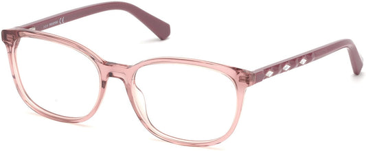 Swarovski SK5300 Square Eyeglasses 072-072 - Shiny Pink