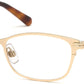 Swarovski SK5318 Rectangular Eyeglasses 032-032 - Pale Gold