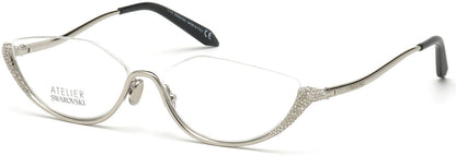 Swarovski SK5359-P Cat Eyeglasses 016-016 - Shiny Palladium
