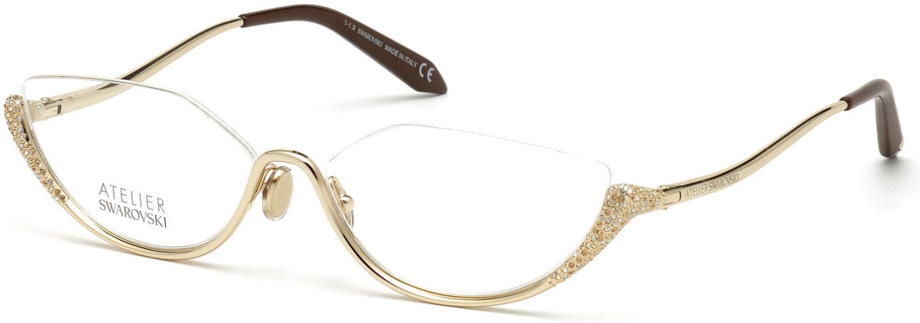 Swarovski SK5359-P Cat Eyeglasses 032-032 - Pale Gold