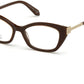 Swarovski SK5361-P Cat Eyeglasses 036-036 - Shiny Dark Bronze