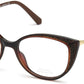 Swarovski SK5362 Cat Eyeglasses 048-048 - Shiny Dark Brown