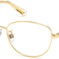 Swarovski SK5386-H Rectangular Eyeglasses 030-030 - Shiny Deep Gold