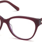 Swarovski SK5392 Cat Eyeglasses 081-081 - Shiny Violet