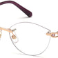 Swarovski SK5399 Geometric Eyeglasses 028-028 - Shiny Rose Gold