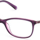 Swarovski SK5412 Rectangular Eyeglasses 083-083 - Violet