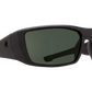 SPY Dirk Sunglasses  Happy Gray Green SOSI Matte Black  64-16-125