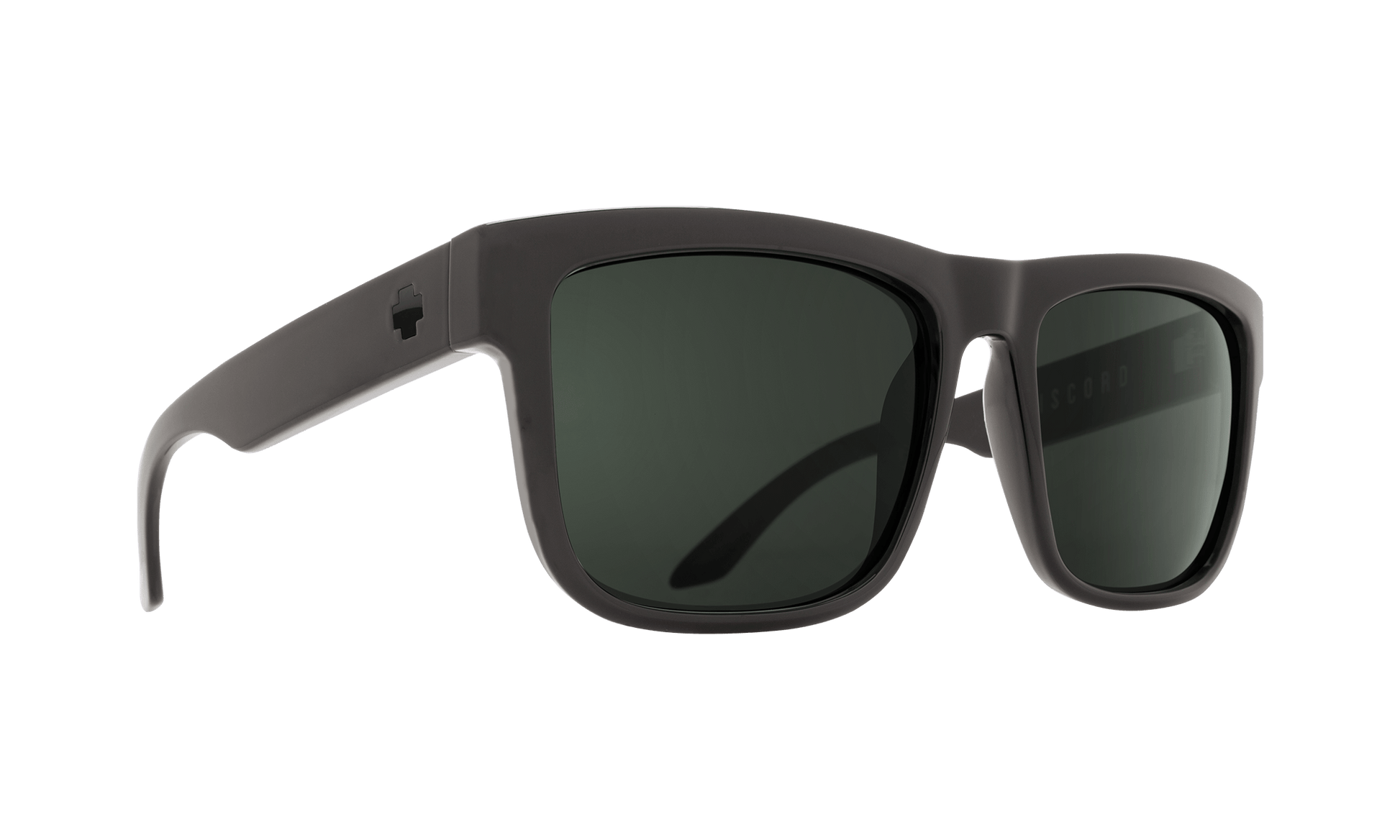 SPY Discord Sunglasses  Happy Gray Green SOSI Black  57-17-145