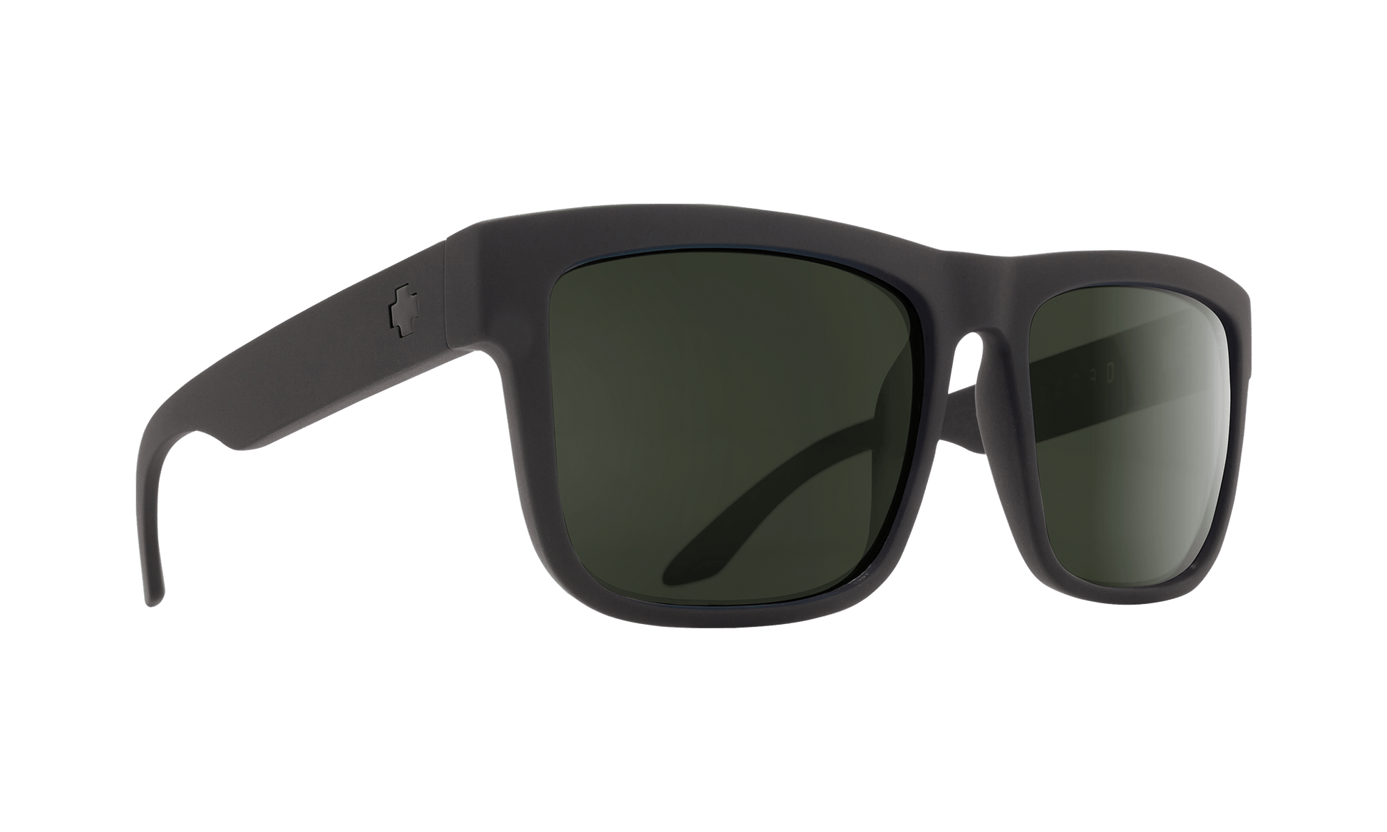 SPY Discord Sunglasses  Happy Gray Green SOSI Matte Black  57-17-145