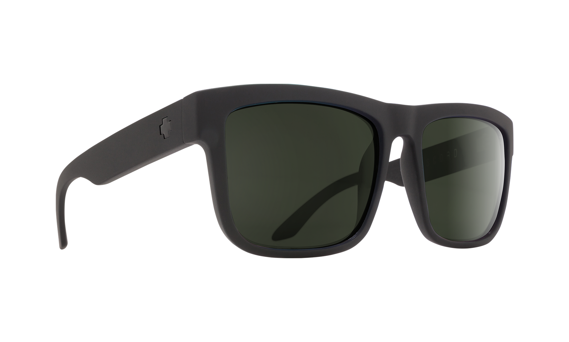 SPY Discord Sunglasses  Happy Gray Green Polar SOSI Matte Black  57-17-145