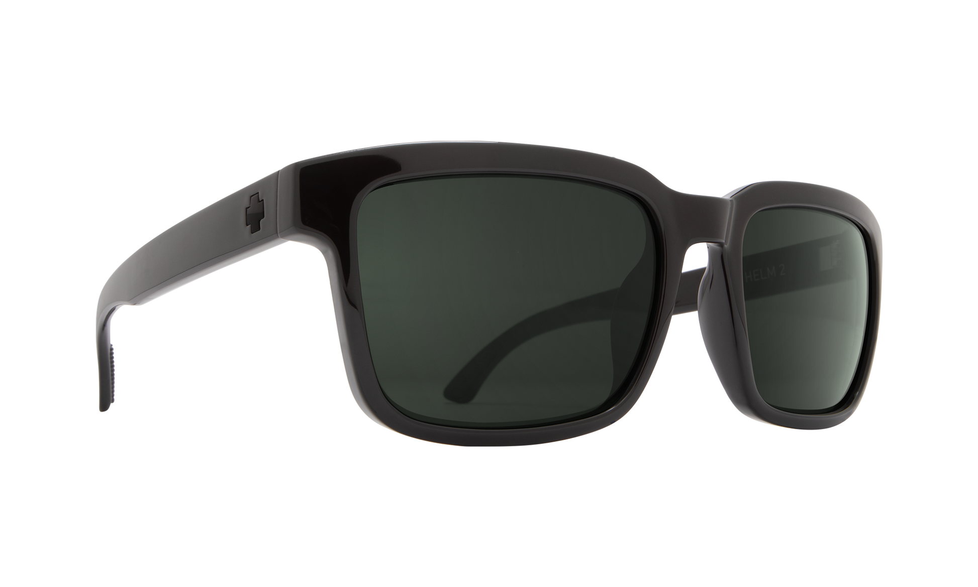 SPY Helm 2 Sunglasses  Happy Gray Green SOSI Black  57-19-145