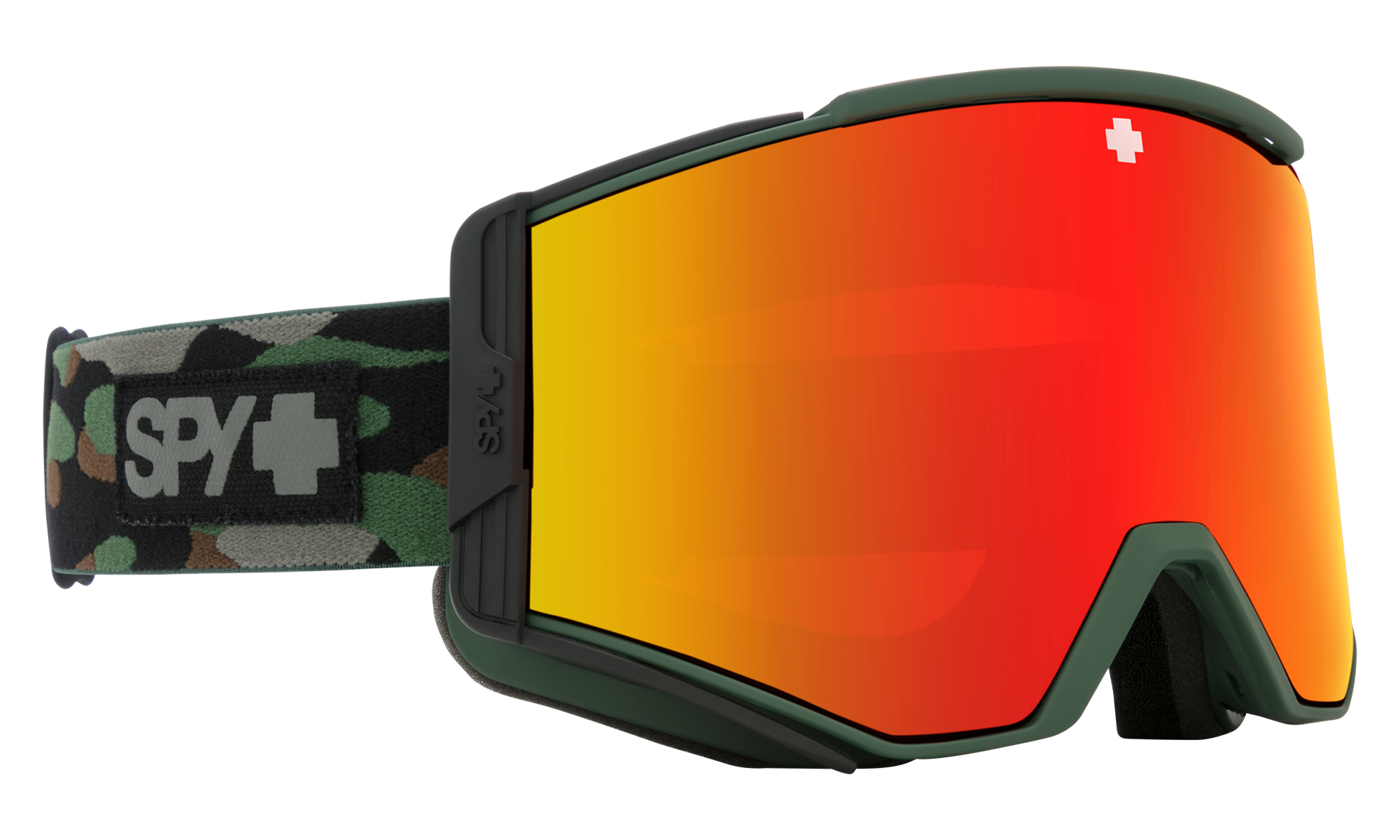 SPY Ace Snow Goggle Goggles  HD Plus Bronze w/ Red Spectra Mirror + HD Plus LL Yellow w/ Green Spectra Mirror Camo One Size