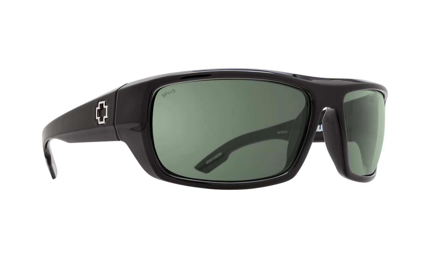 SPY Bounty Sunglasses  Happy Gray Green Polar Black ANSI RX  65-17-123