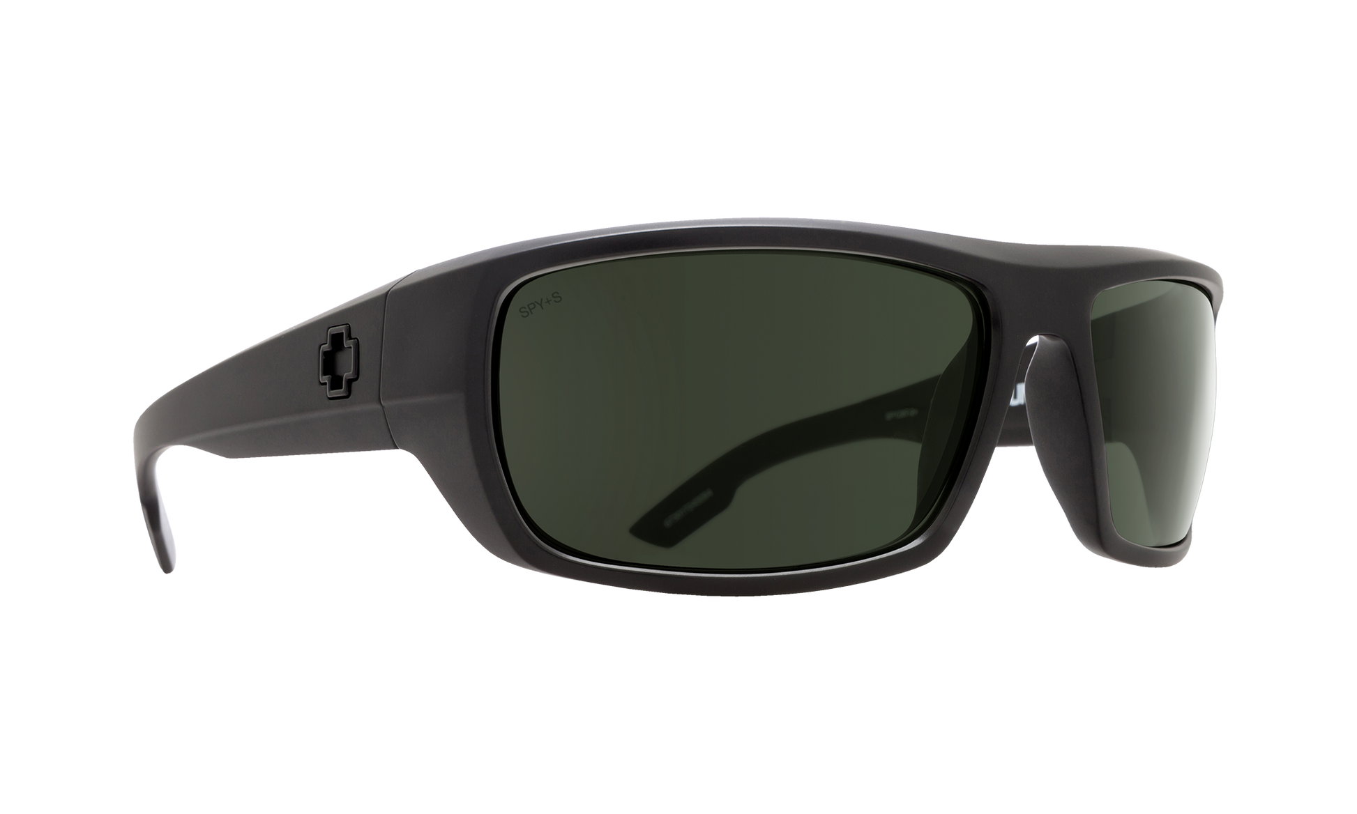 SPY Bounty Sunglasses  Happy Gray Green Matte Black ANSI RX  65-17-123