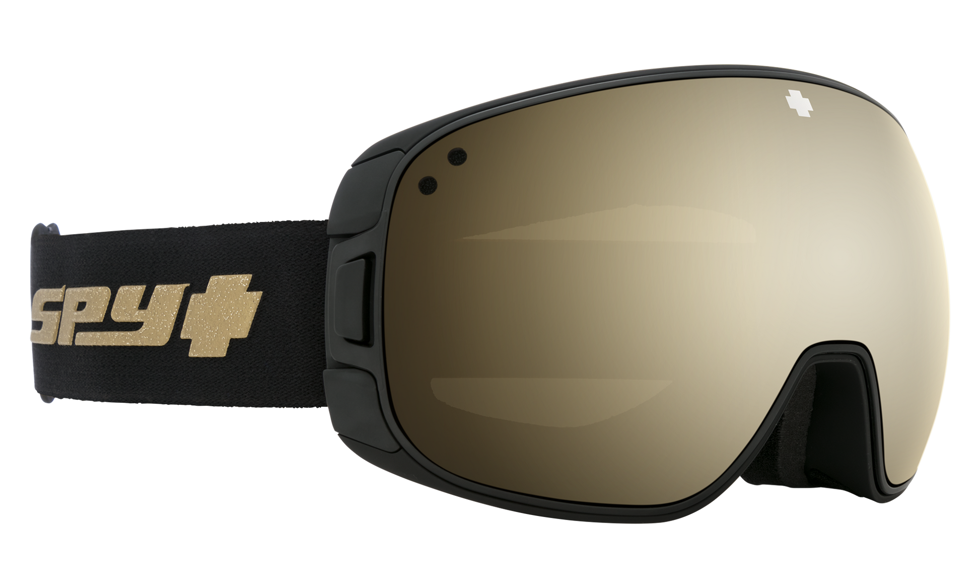 SPY Bravo Snow Goggle Goggles  HD Plus Bronze w/ Gold Spectra Mirror + HD Plus LL Persimmon w/ Silver Spectra Mirror 25th Anniv Black Gold One Size