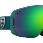 SPY Bravo Snow Goggle Goggles  HD Plus Bronze w/ Green Spectra Mirror + HD Plus LL Persimmon w/ Silver Spectra Mirror Colorblock Teal One Size