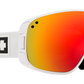 SPY Bravo Snow Goggle Goggles  HD Plus Bronze w/ Red Spectra Mirror + HD Plus LL Yellow w/ Green Spectra Mirror Matte White One Size