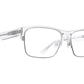 SPY Brody 50/50 59 Eyeglasses   Crystal Matte Silver One Size