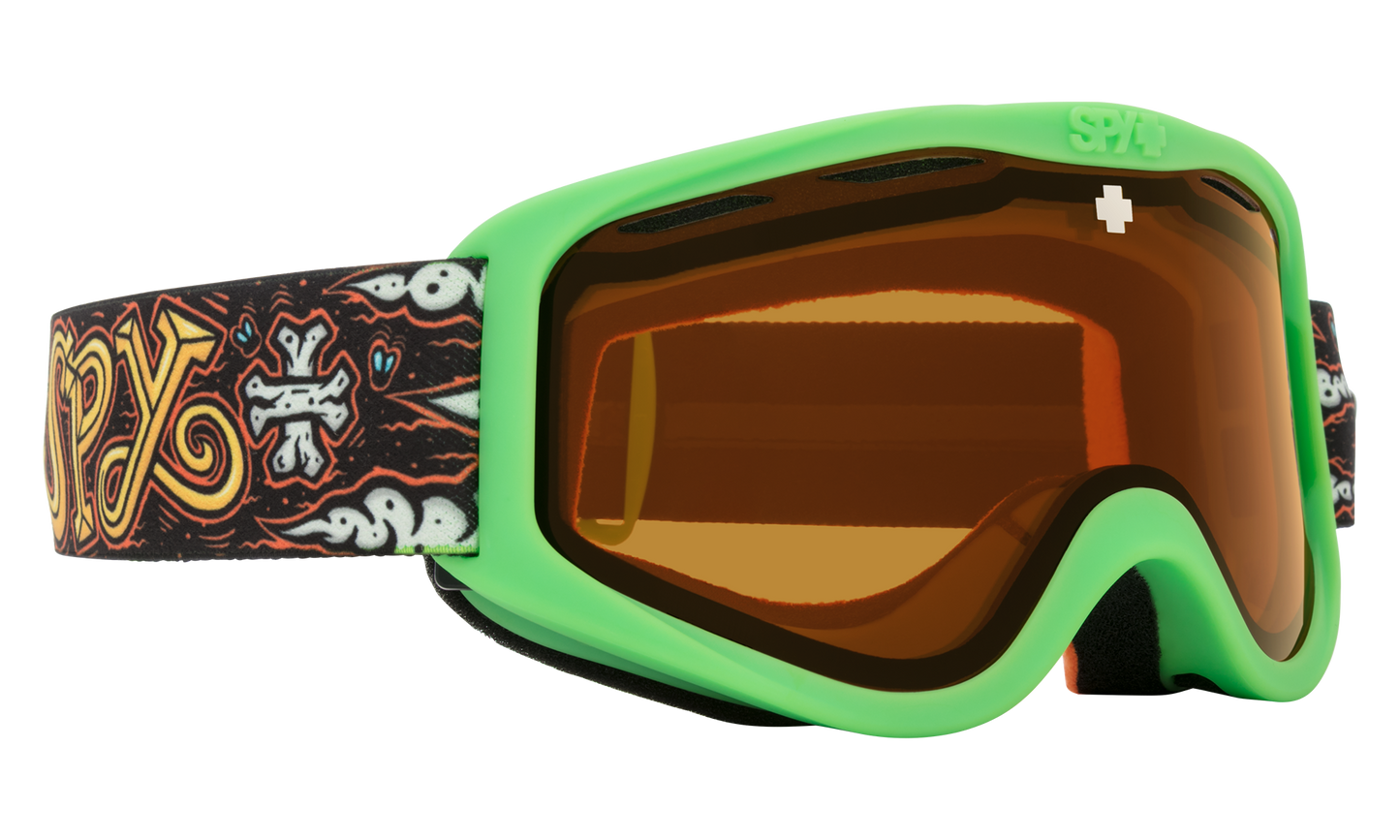 SPY Cadet Snow Goggle Goggles  HD LL Persimmon Dirty Dog One Size