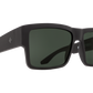 SPY Cyrus Sunglasses  Happy Gray Green Matte Black  58-17-145