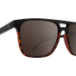 SPY Czar Sunglasses  Happy Bronze Polar with Black Spectra Mirror Matte Black/Tort Fade  59-17-148