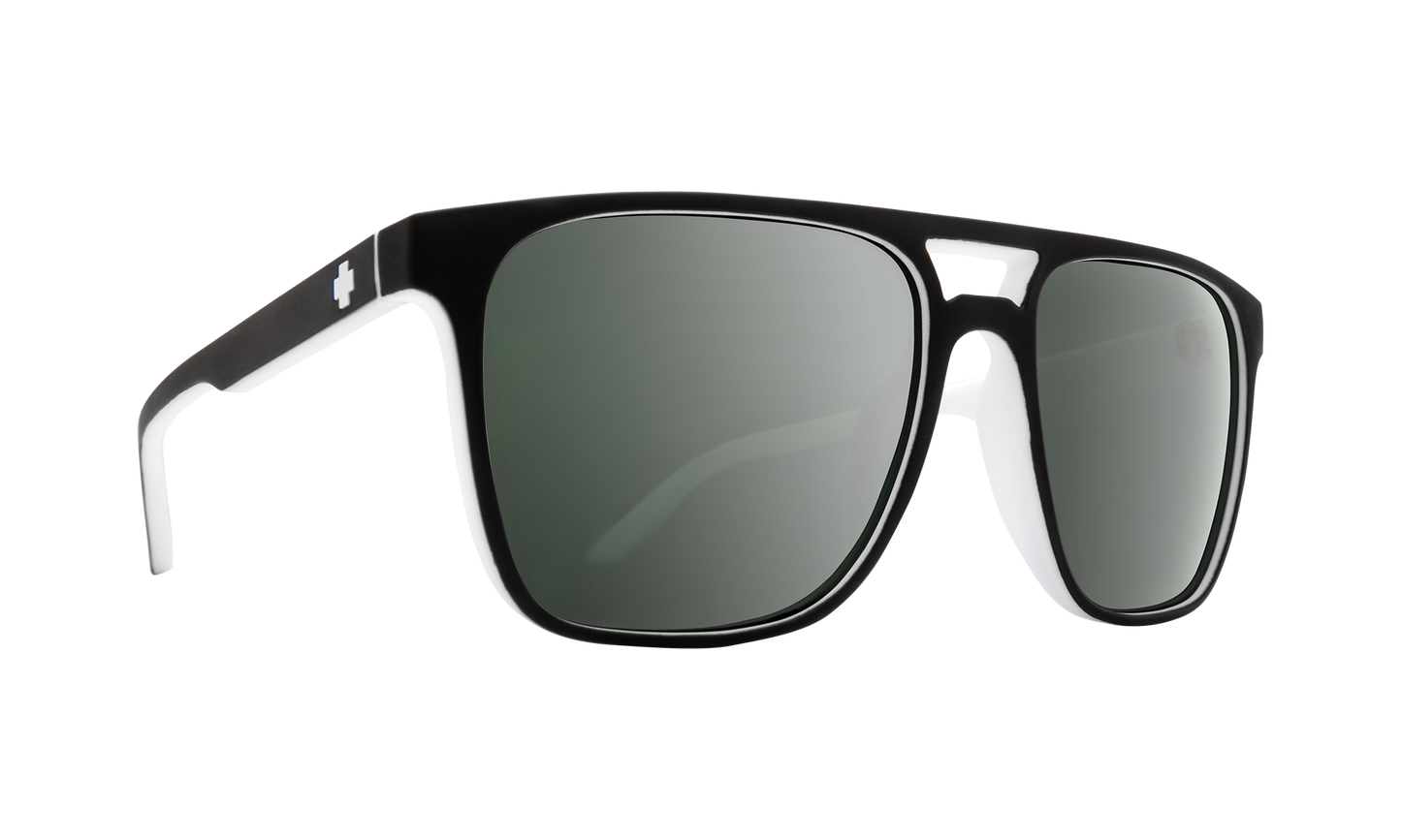 SPY Czar Sunglasses  Happy Gray Green with Platinum Spectra Mirror Whitewall  59-17-148