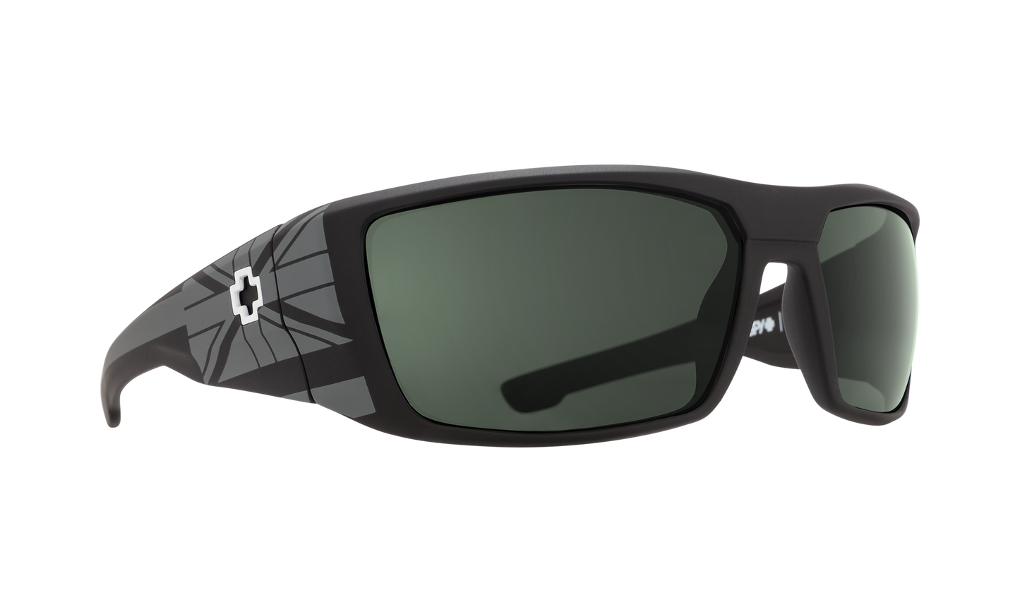 SPY Dirk Sunglasses  Happy Gray Green Polar Hawaii  64-16-125