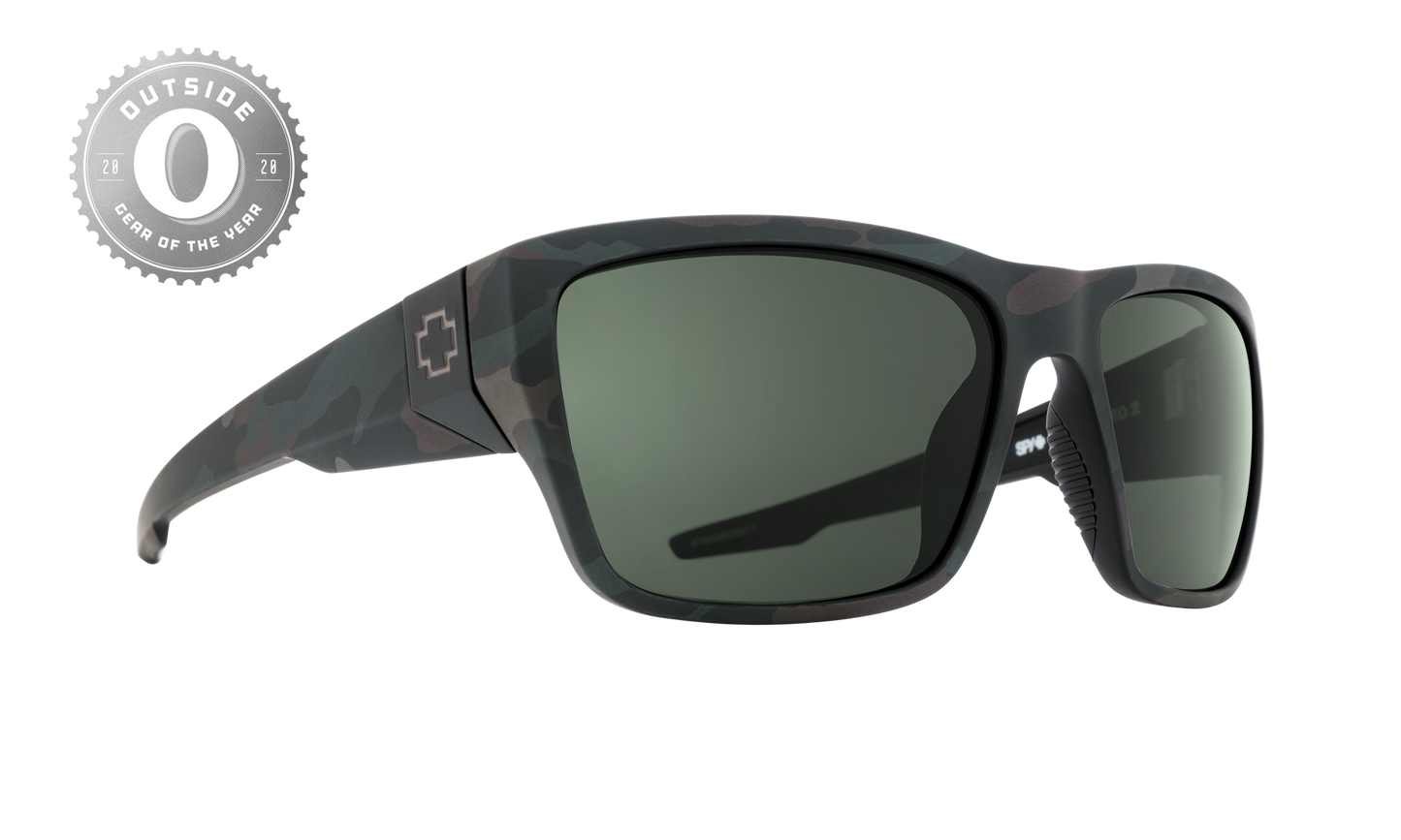 SPY Dirty Mo 2 Sunglasses  Happy Gray Green Polar Matte Camo  58-16-130