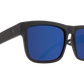 SPY Discord Sunglasses  Happy Bronze Polar with Blue Spectra Mirror Matte Black  57-17-145