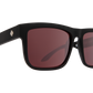 SPY Discord Sunglasses  Happy Rose Polar with Light Silver Spectra Mirror Matte Black  57-17-145