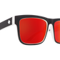 SPY Discord Sunglasses  Happy Gray Green with Red Spectra Mirror Whitewall  57-17-145