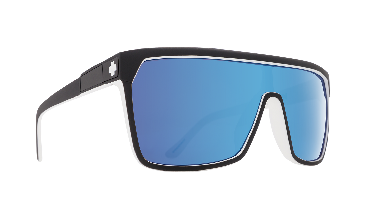 SPY Flynn Sunglasses  Happy Gray Green with Light Blue Spectra Whitewall  a whopping 134-00-140