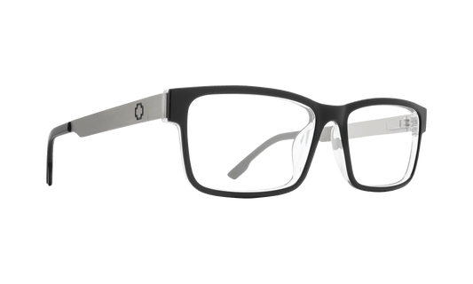 SPY Hale 56 Eyeglasses   BLACK CLEAR GUNMETAL One Size