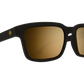 SPY Helm 2 Sunglasses  Happy Bronze with Gold Spectra Mirror Matte Black  57-19-145