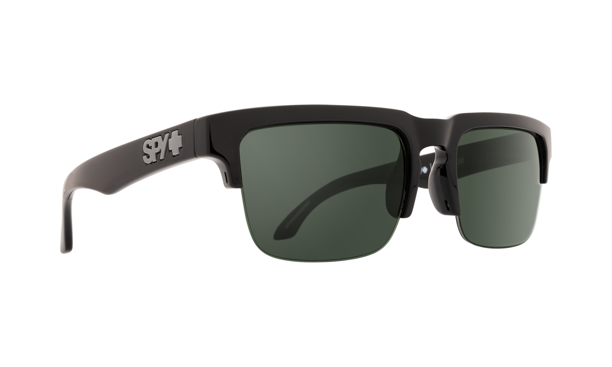 SPY Helm 50/50 Sunglasses  Happy Gray Green Black  56-20-140