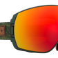 SPY Legacy Snow Goggle Goggles  HD Plus Bronze w/ Red Spectra Mirror + HD Plus LL Yellow w/ Green Sprectra Mirror Gone Fishing One Size