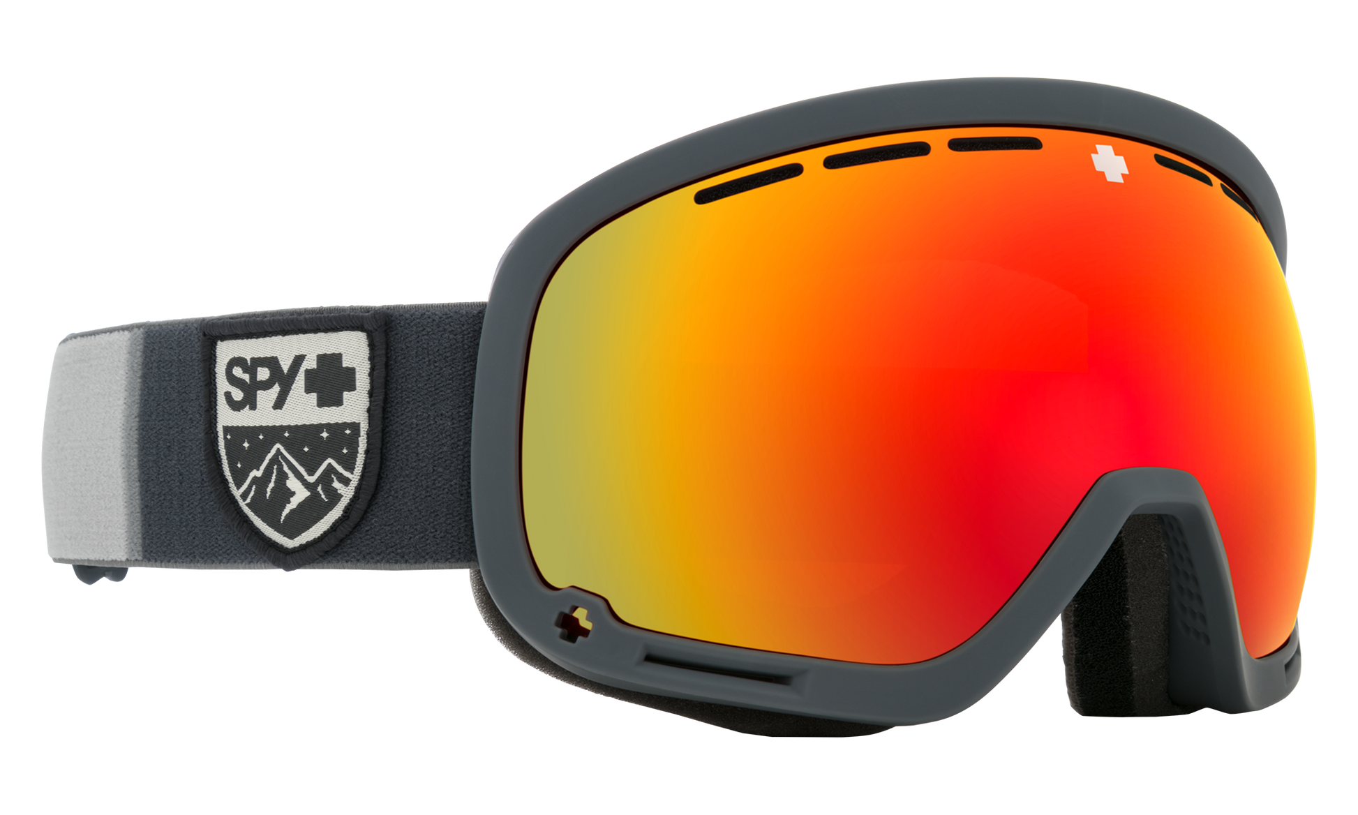 SPY Marshall Snow Goggle Goggles  HD Plus Bronze w/ Red Spectra Mirror + HD Plus LL Yellow w/ Green Spectra Mirror Colorblock Gray One Size