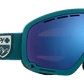 SPY Marshall Snow Goggle Goggles  HD Plus Rose w/ Dark Blue Spectra Mirror + HD Plus LL Light Gray Green w/ Red Spectra Mirror Colorblock Teal One Size