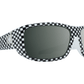 SPY MC3 Sunglasses  HD Plus Gray Green with Black Spectra Classic Check  63-15-122