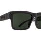 SPY Montana Sunglasses  Happy Gray Green Polar Soft Matte Black  a medium 54-16-140