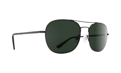 SPY Pemberton Sunglasses  HD Plus Gray Green Polar Black  53-18-140
