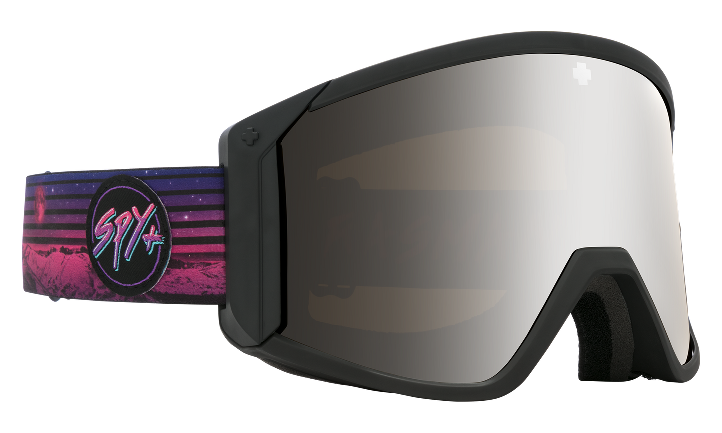 SPY Raider Snow Goggle Goggles  HD Bronze w/ Silver Spectra Mirror + HD LL Persimmon SPY + Chris Rasman One Size