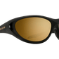SPY Scoop 2 Sunglasses  HD Plus Bronze with Gold Spectra Mirror 25th Anniversary Matte Black Gold  65-15-127